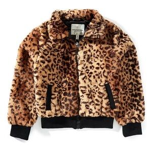 Girls Urban Republic Leopard 🐆 Faux Fur Coat